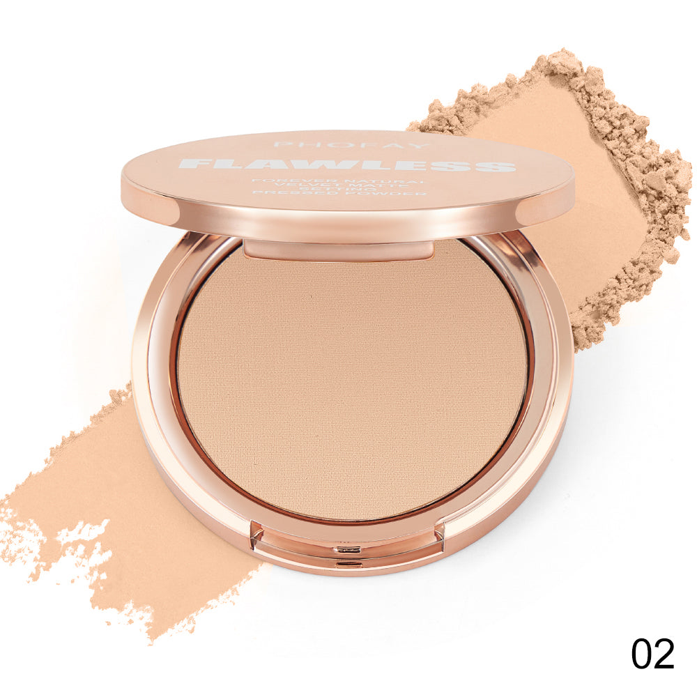 Polvo compacto matificante PHOFAY – Tono 02