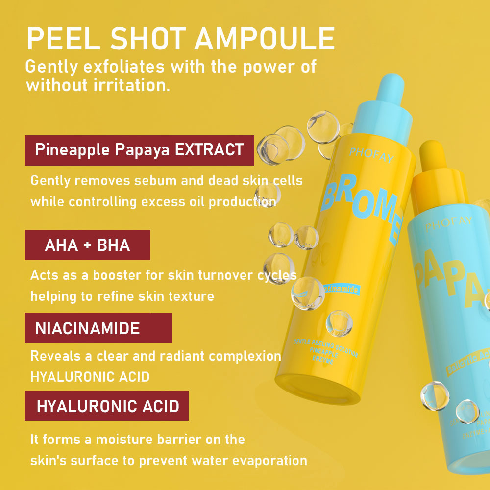 Set exfoliante facial PHOFAY