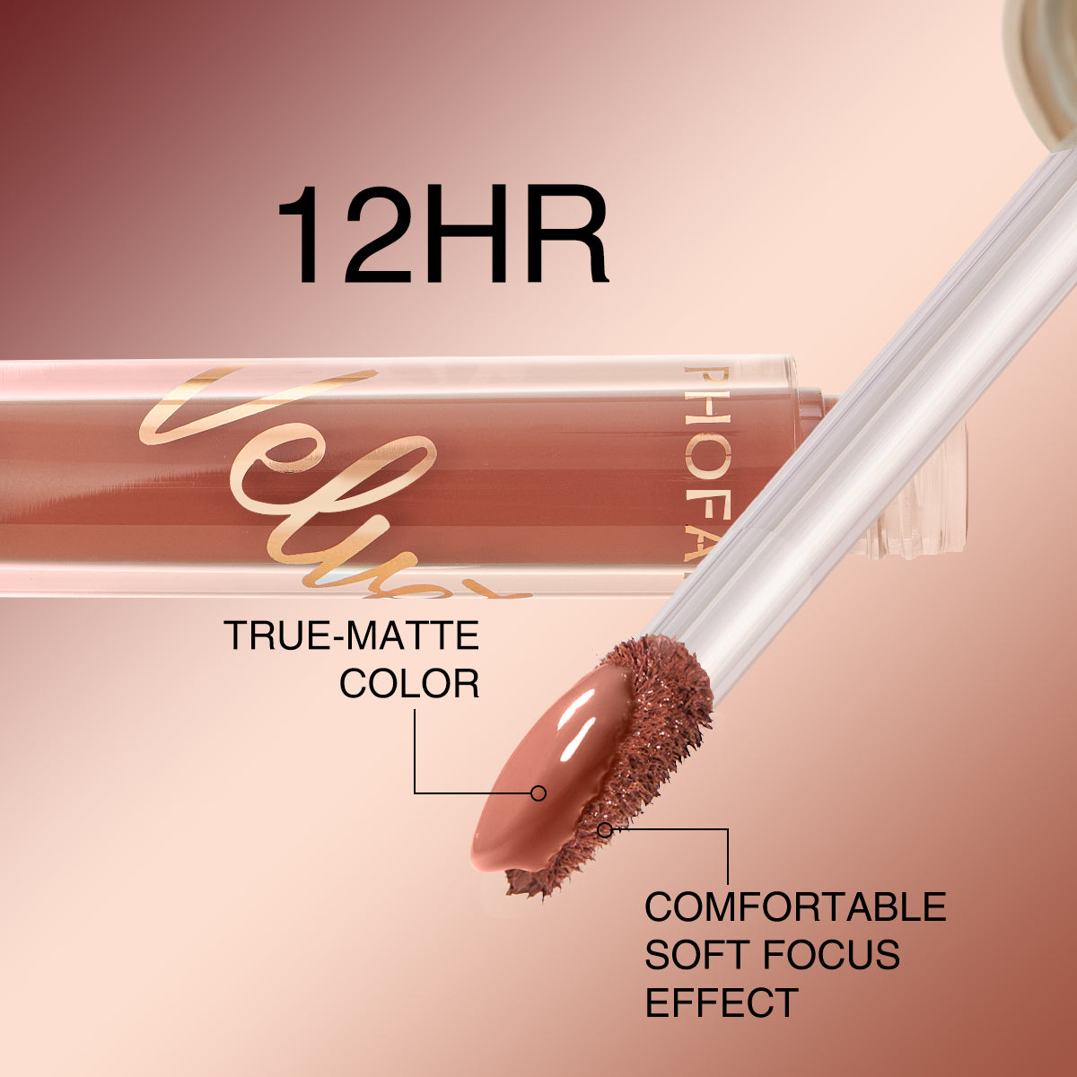 Gloss labial efecto terciopelo PHOFAY