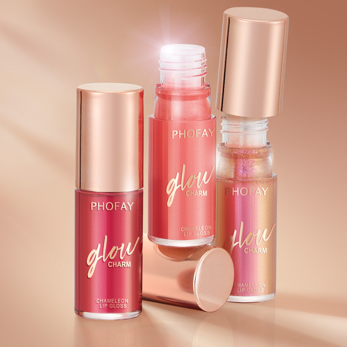 Gloss labial hidratante con brillo PHOFAY
