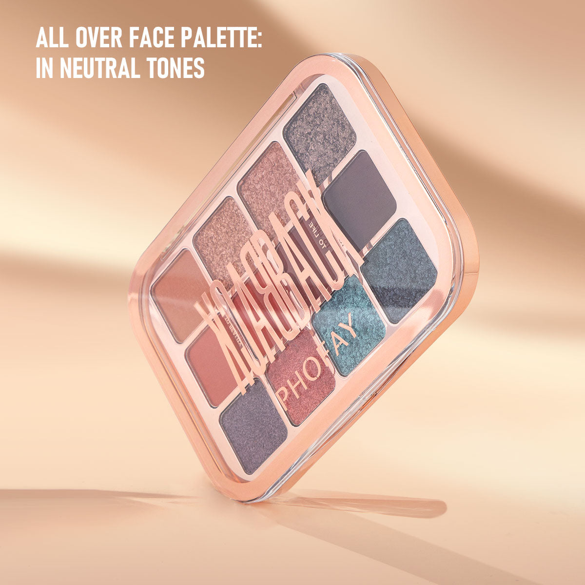 Paleta de 12 sombras de ojos PHOFAY