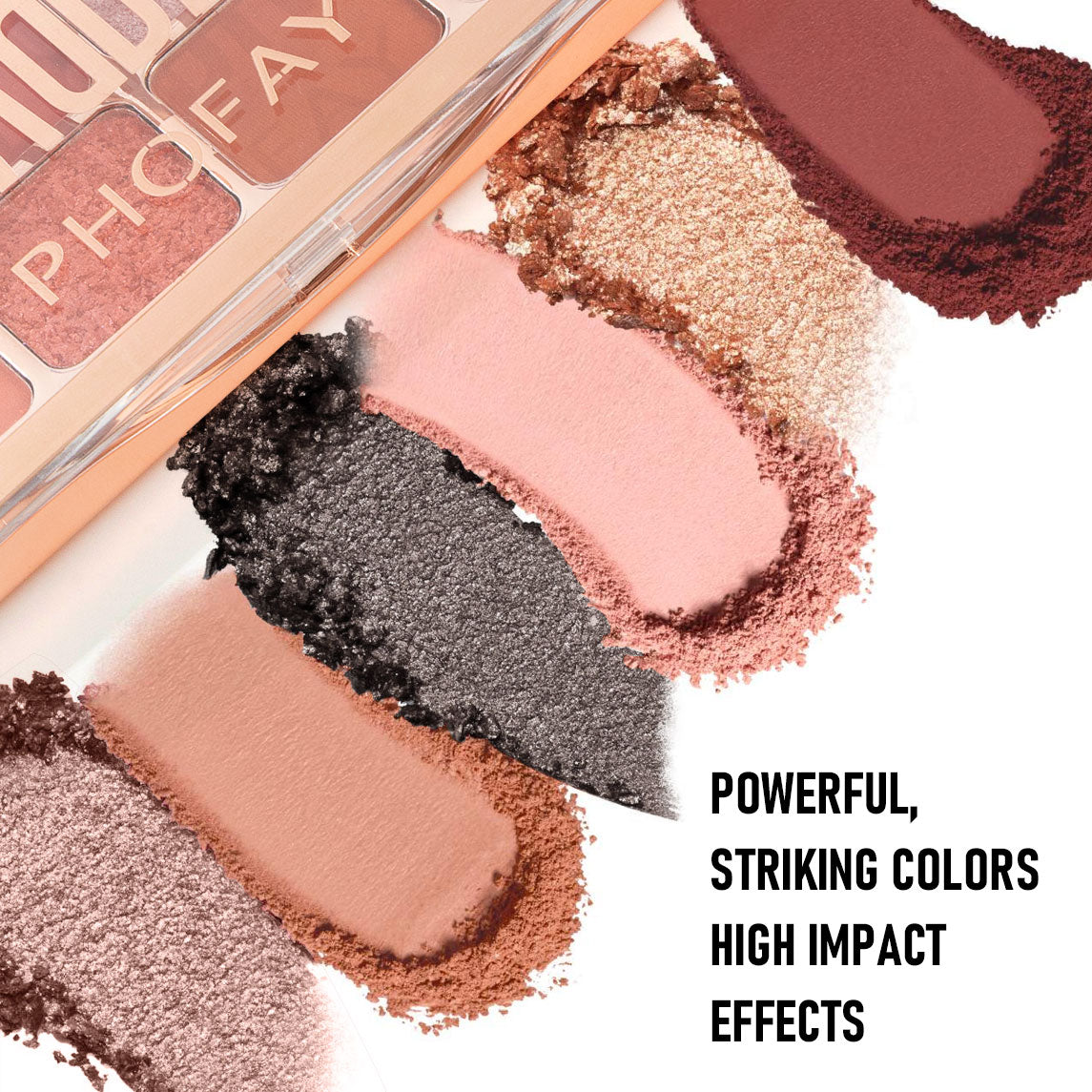 Paleta de 12 sombras de ojos PHOFAY
