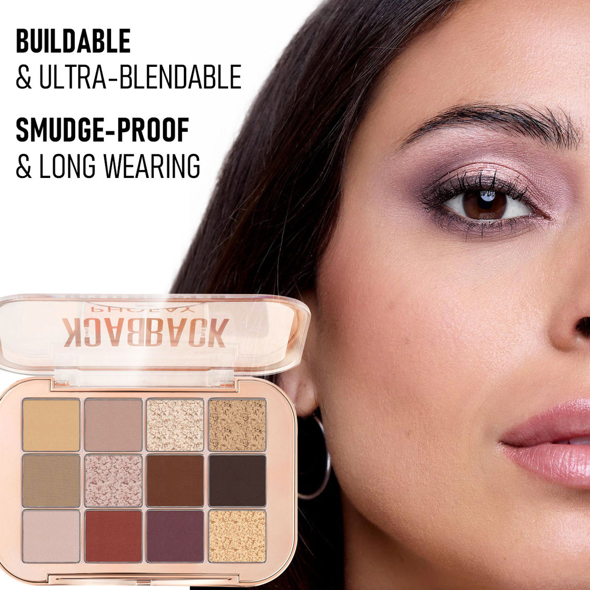 Paleta de 12 sombras de ojos PHOFAY