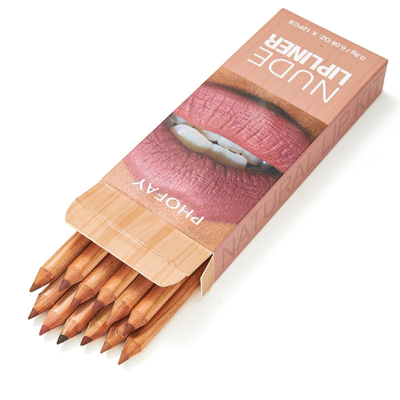 Kit de perfilador de labios nude PHOFAY