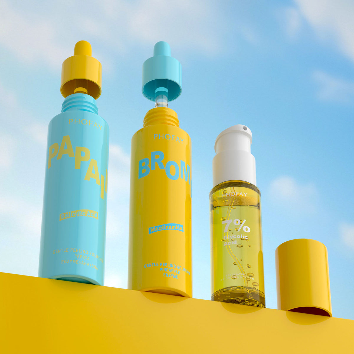 Set exfoliante facial PHOFAY