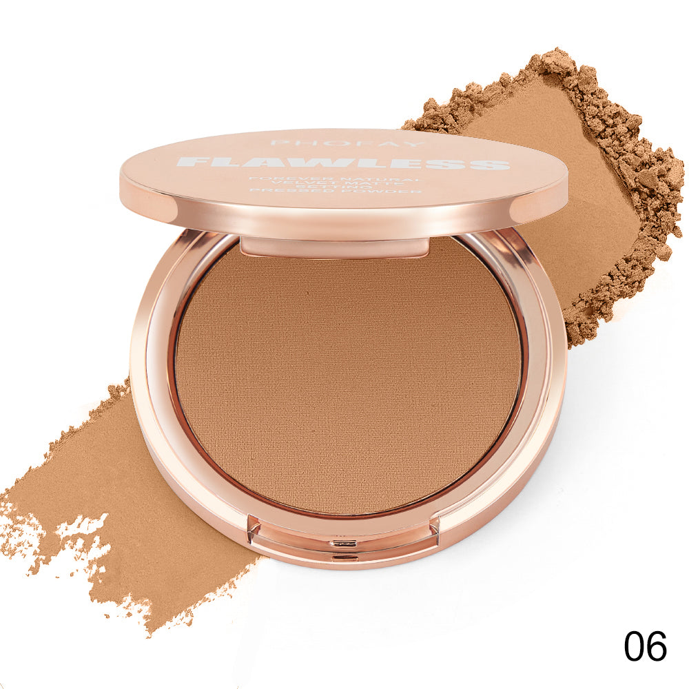 Polvo compacto matificante PHOFAY – Tono 06
