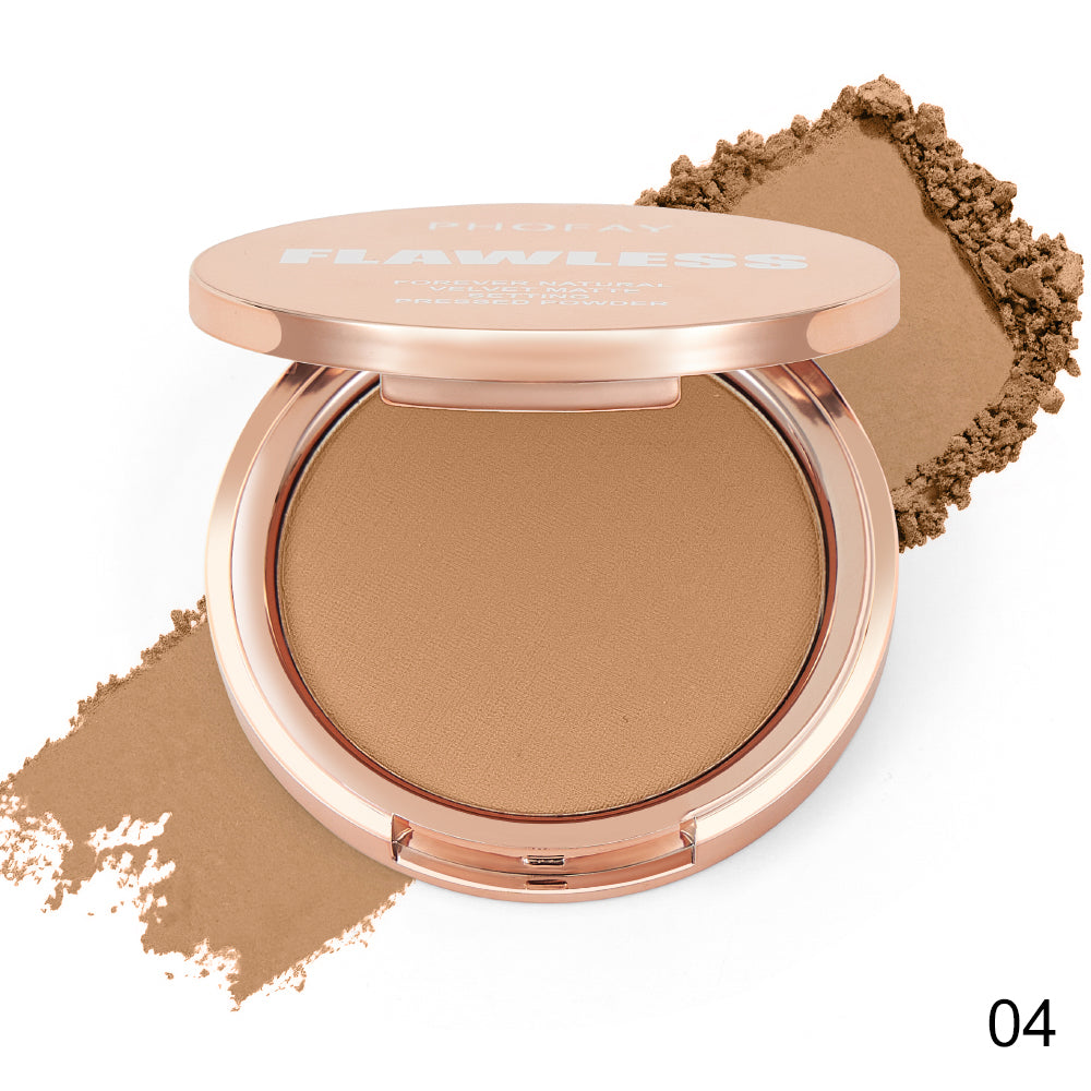 Polvo compacto matificante PHOFAY – Tono 04