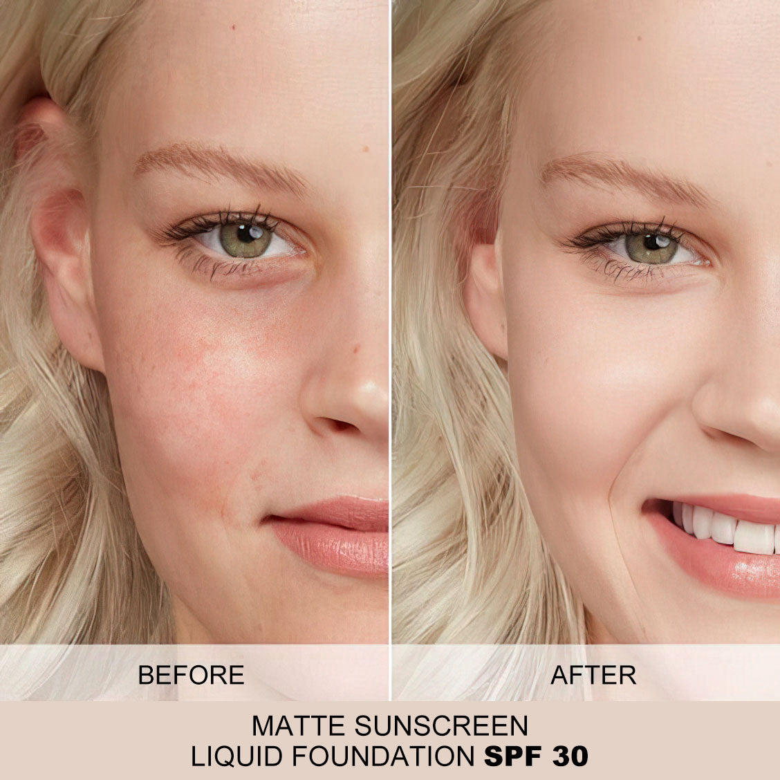 Base de maquillaje mate con SPF 30 PHOFAY