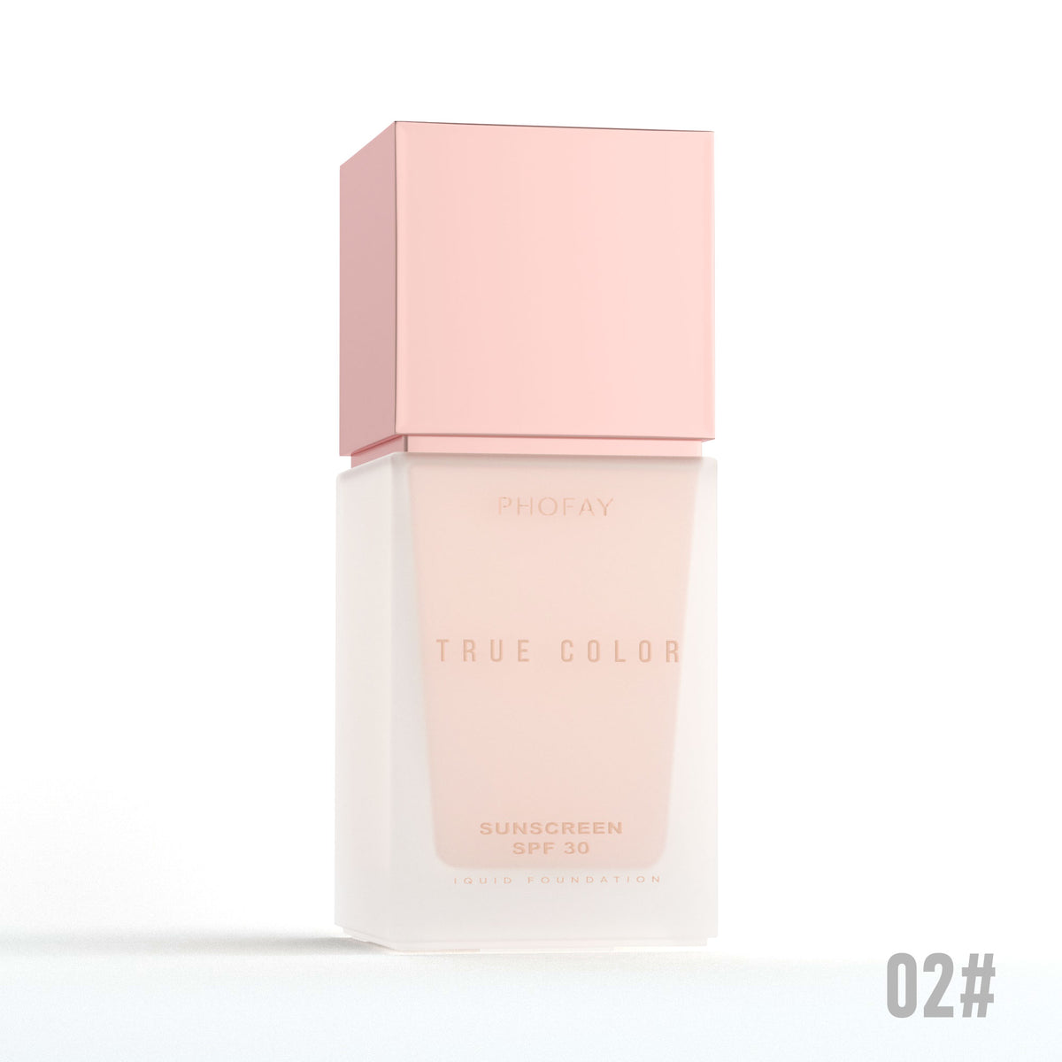 Base de maquillaje mate con SPF 30 PHOFAY – Tono 02