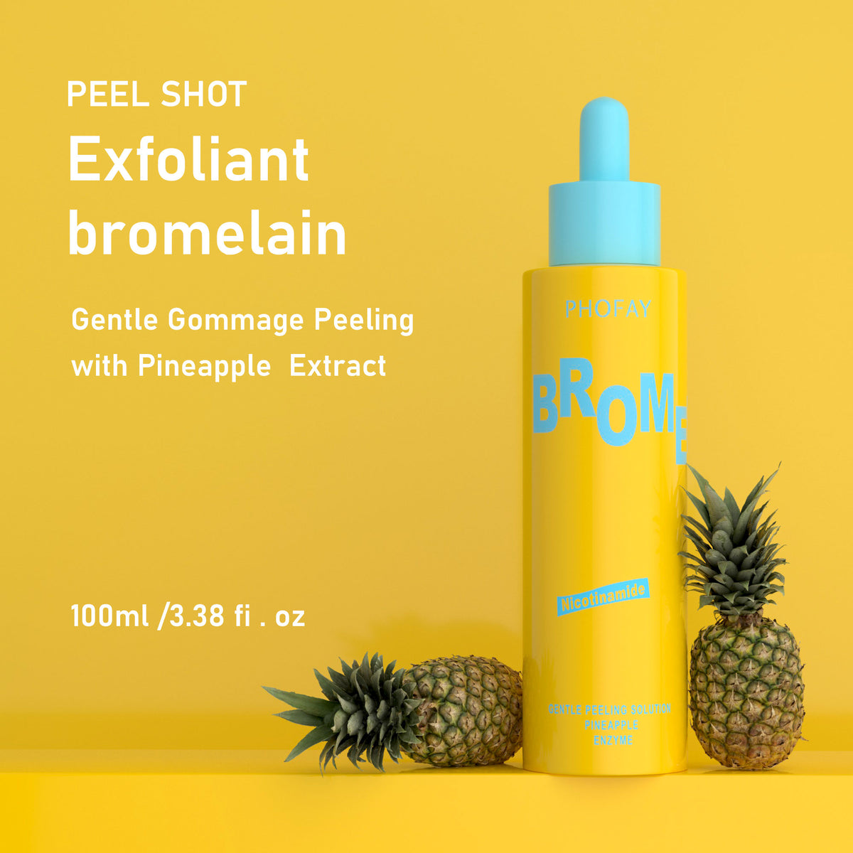 Peeling suave con enzima de papaya (AHA + BHA) PHOFAY